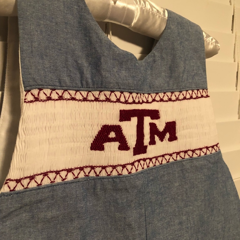 Texas A&M Smocked Jon Jon